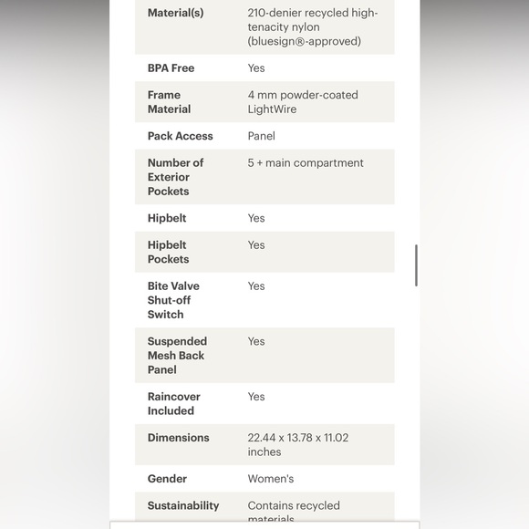 New Osprey Women's Backpack - Teal - Picture 10 of 11